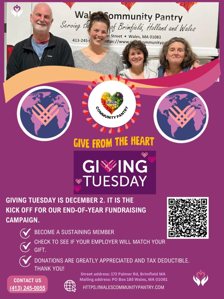 Giving Tuesday Dec.2, 2025 Fundraising